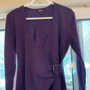 Apt. 9 Faux Wrap Sweater Size L